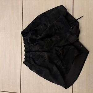 Athletic Works Black Elastic Waist Shorts